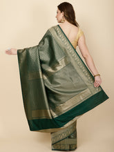 Brocade Zari Jaal Handloom Woven Saree